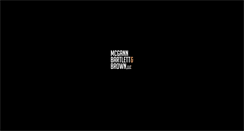 Desktop Screenshot of mcgannbartlettbrown.com